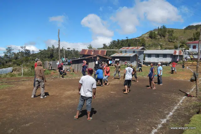 Locals Playing Volleyball