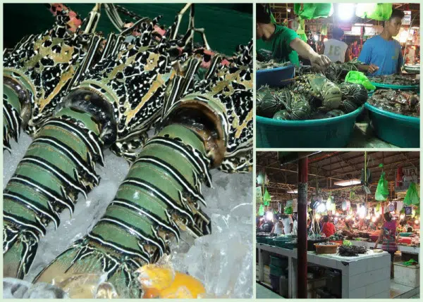 Seafoods in Boracay
