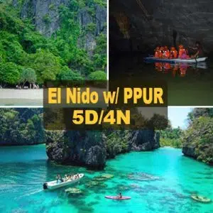 5D4N El Nido Tour Package w PPUR