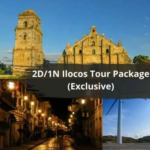 2D 1N Ilocos Tour package