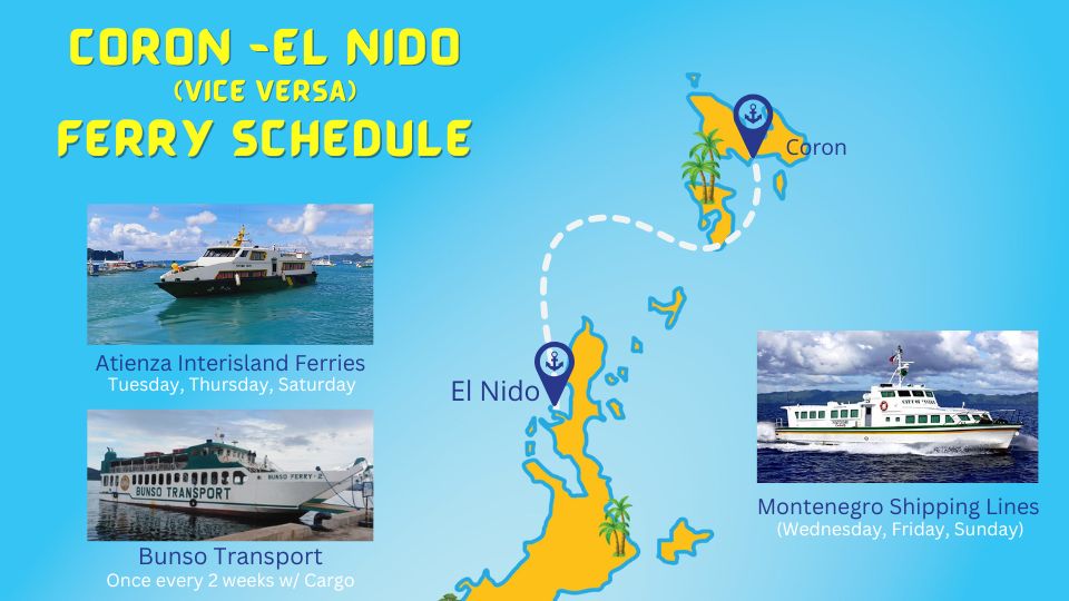 Coron El Nido Ferry Schedule