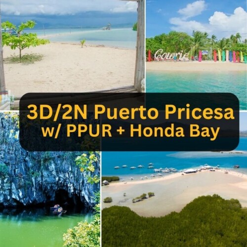 3D2N Puerto Princesa with PPUR + Honda Bay