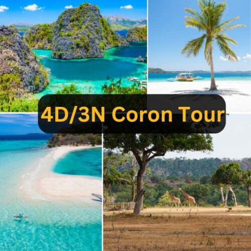 4D3N Coron Tour Package with Calauit
